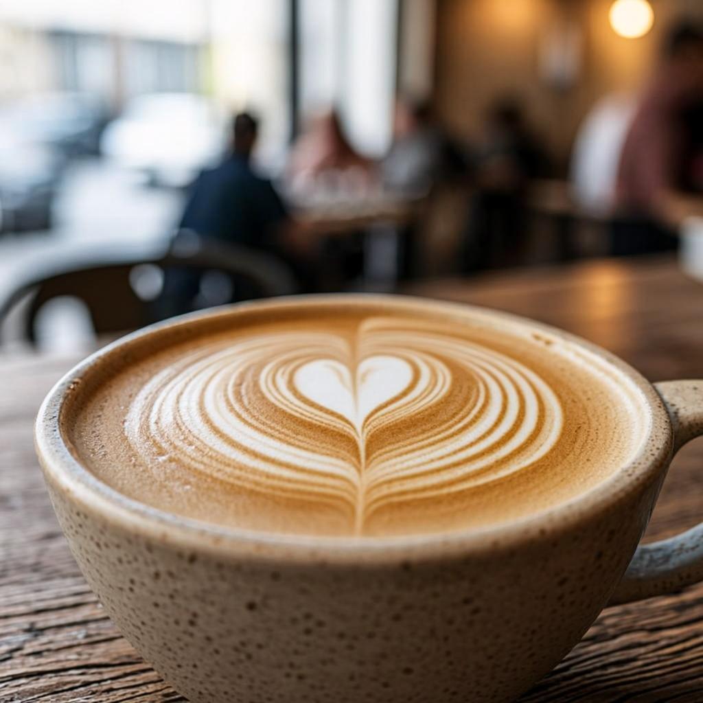 Signature coffee pour