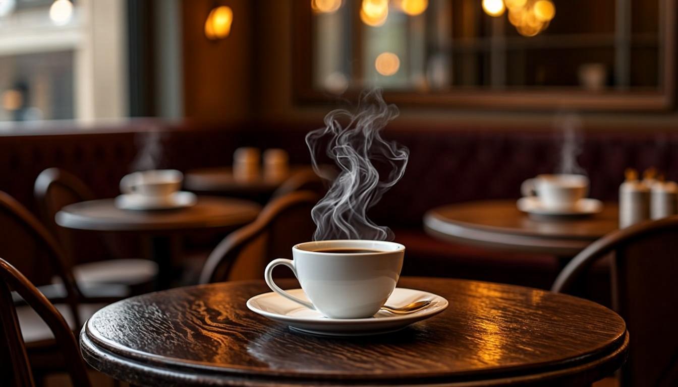 Brew & Beans premium cafe interior